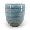 Japanische Keramik Teetasse, Blautöne - NYUANSU