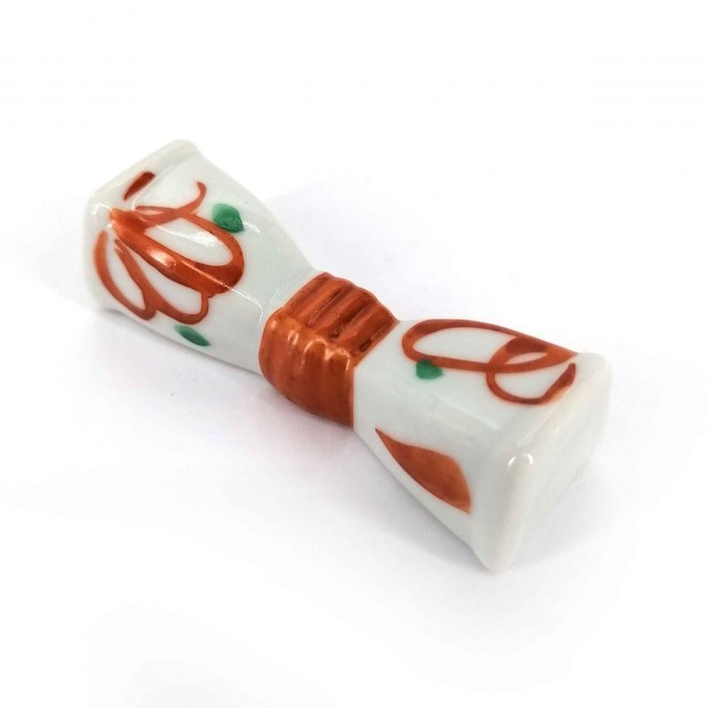 Repose baguettes japonais en céramique noeud rouge - NODO
