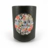 Tazza da tè in ceramica giapponese, cerchio di fiori - FURORARU