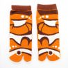 Japanische tabi baumwollsocken, KINGYO, braun