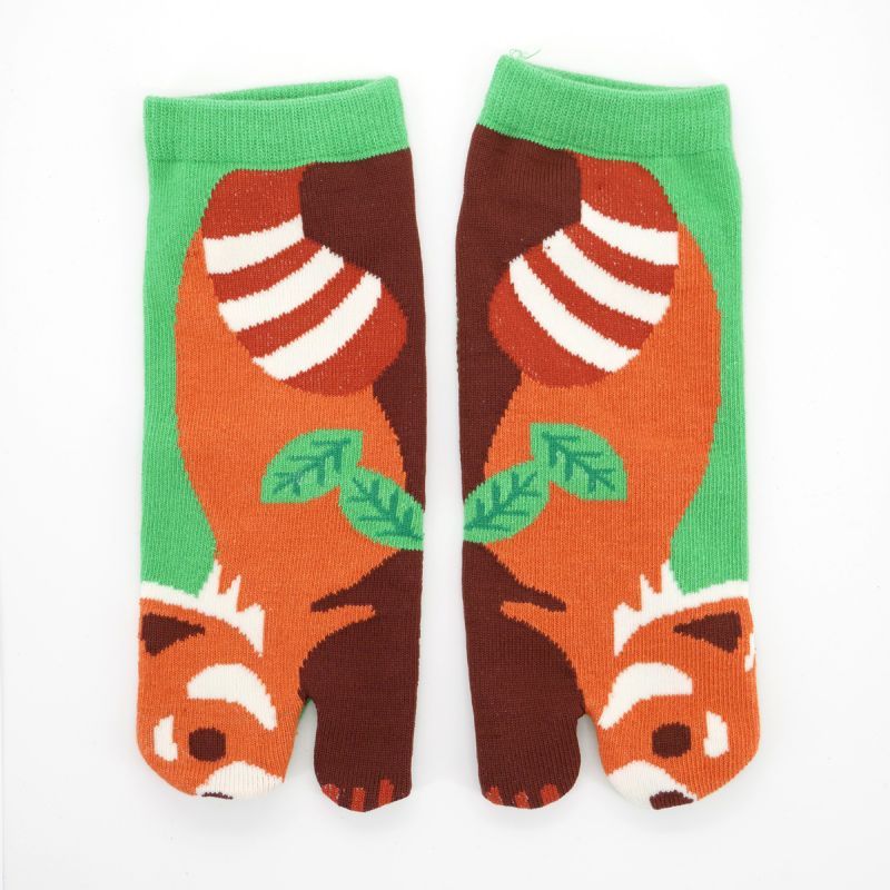 Japanische tabi baumwollsocken, RESSAPANDA, braun