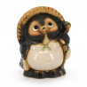 Tanuki traditionnel japonais porte-bonheur No.7 FUKUTANUKI