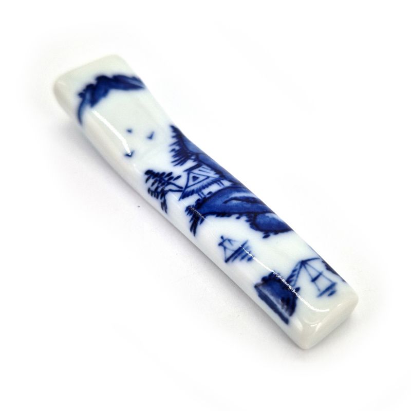 Japanese ceramic chopstick rest - SANSUI BACHI