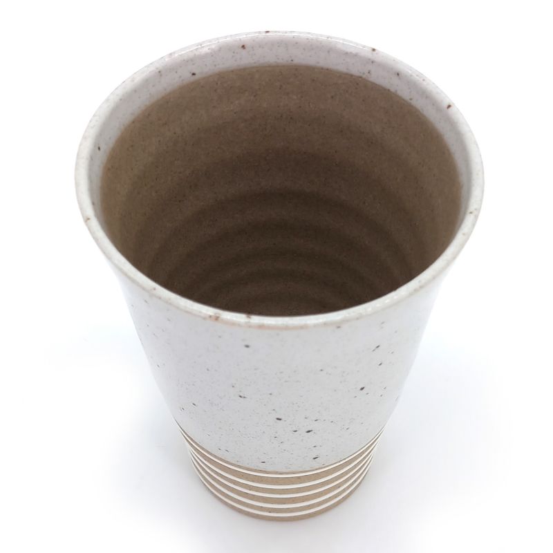 Mazagran de cerámica japonesa, BEIGE - BEJUMAGUKAPPU