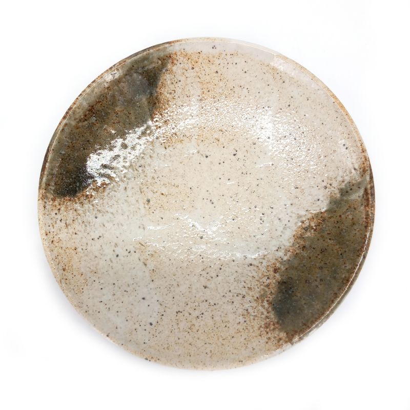 Japanese ceramic plate - YUKISHINO