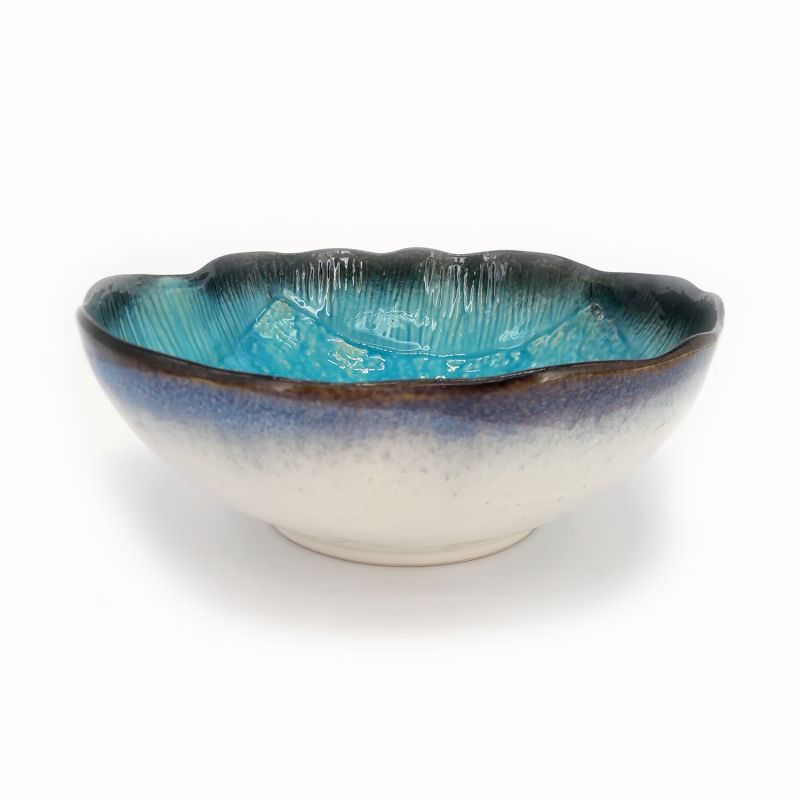 Ciotola per ramen in ceramica giapponese, turchese - TAKOIZU
