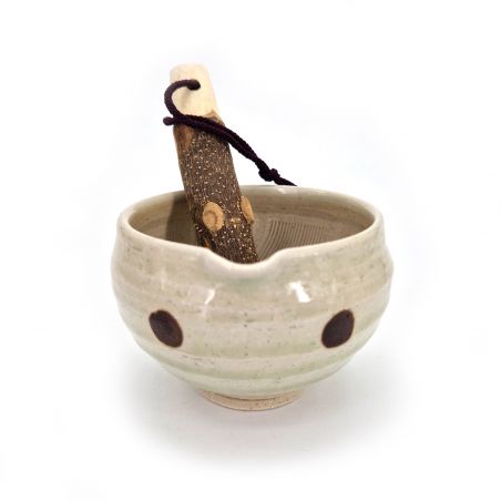 Ciotola giapponese per la cerimonia del tè giapponese, da Sakura a orenji  hata