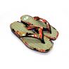 paire de sandales japonaises zori pour femme, GOZA 2530D, noire