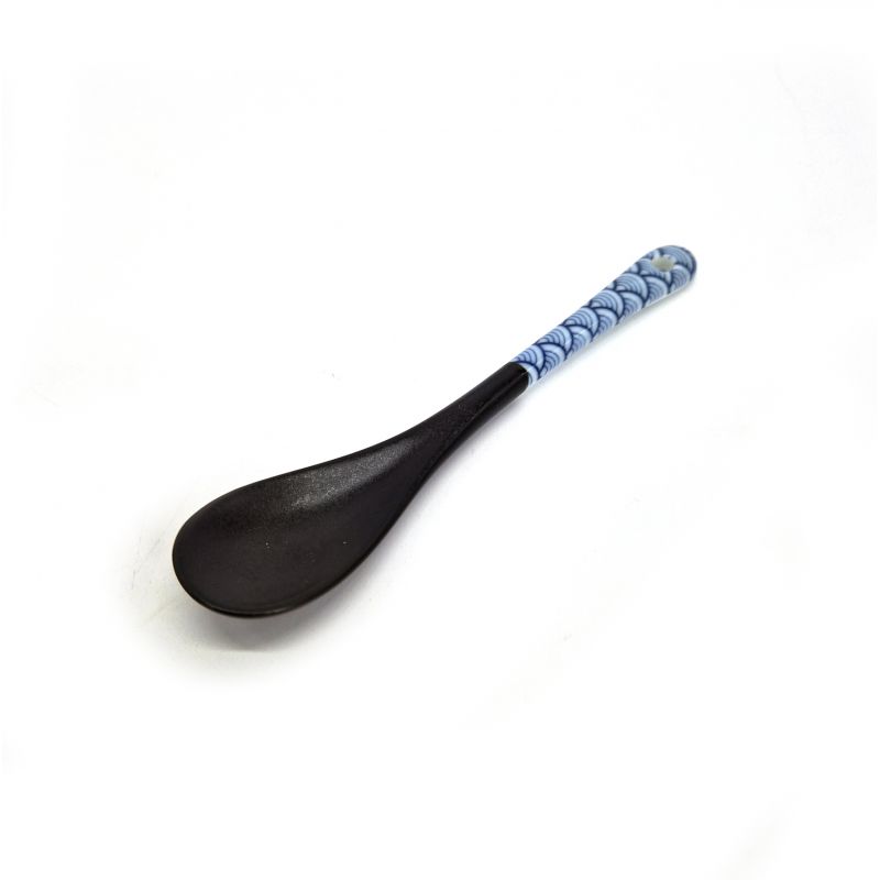 Japanese ceramic spoon - SEIGAIHA 1