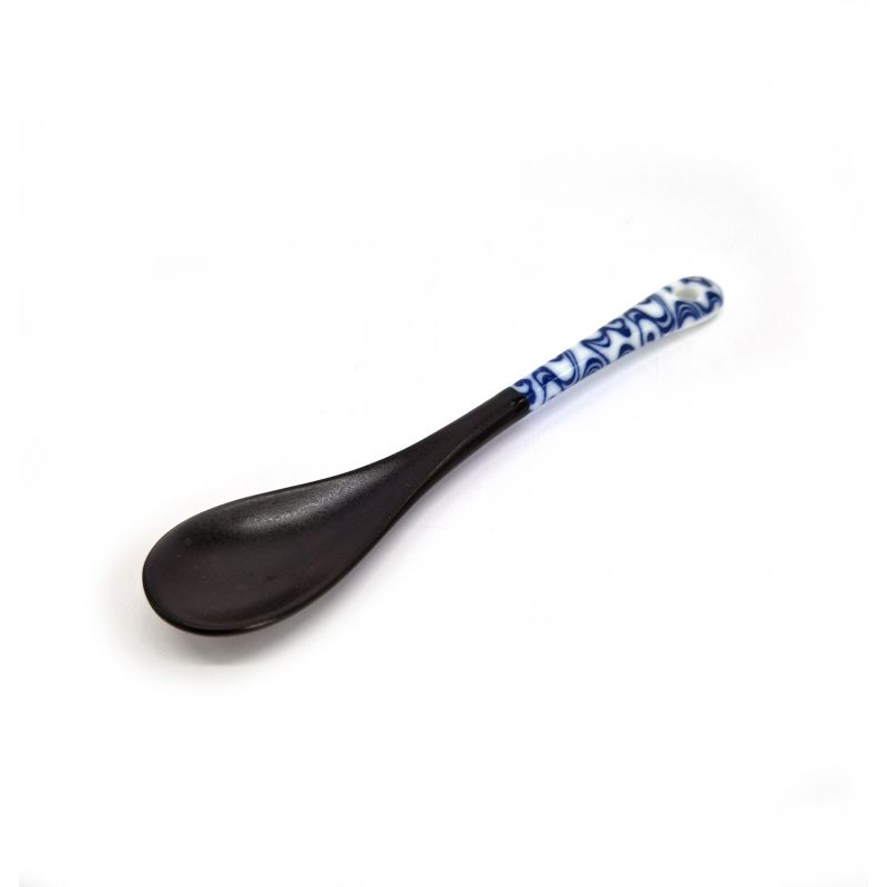 Japanese ceramic spoon - NAMIGURO