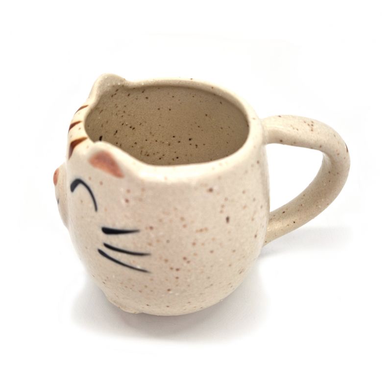 Japanische Keramiktasse WEISS - SHIROI NEKO - Katze