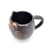 Japanese black ceramic mug - KURO NEKO - cat