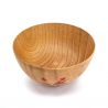 Japanese wooden bowl, autumn leaves - MOMIJI