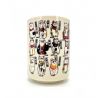 traditional Japanese tea cup with MANEKINEKO designs