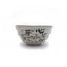 Cuenco de arroz japonés de cerámica, ilustraciones CAT grises - NEKO