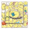 Lotto di 50 adesivi giapponesi, Kawaii Canary Stickers-KANARIA