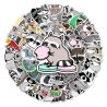 Set de 50 pegatinas japonesas, Kawaii Raccoon Stickers - TANUKI