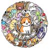Set di 50 adesivi giapponesi, adesivi animali Kawaii - DOBUTSU