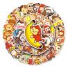 Lot de 50 autocollants japonais,Stickers Kawaii Singe- SARU