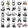 Lot of 50 Japanese stickers, Kawaii stickers-PANDA