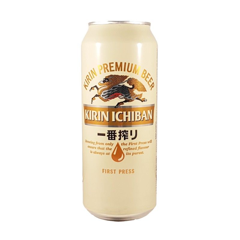 Cerveza japonesa Kirin en lata - KIRIN ICHIBAN LATA 500ML