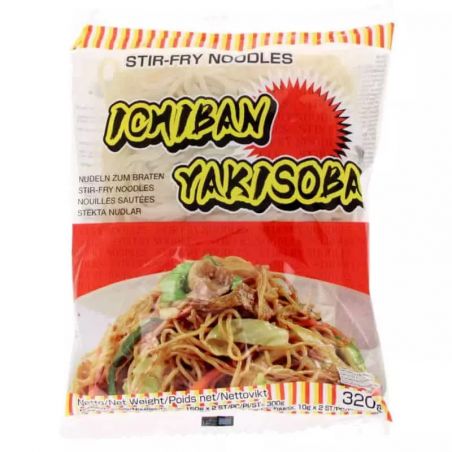 Sacchetto di noodles fritti Yakisoba istantanei al sapore di curry, NISSIN  KARE