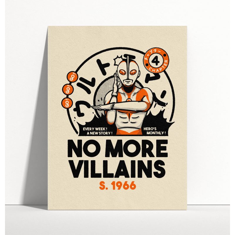 Illustrazione 30x40cm, No More Villains, PAIHEME