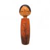 Bambola giapponese in legno, KOKESHI VINTAGE, 33.5 cm