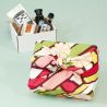Furoshiki aus mehrfarbiger japanischer Baumwolle mit Kirschblütenmuster, SAKURA