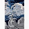 Toalla de mano de algodón, TENUGUI, Hokusai Wave
