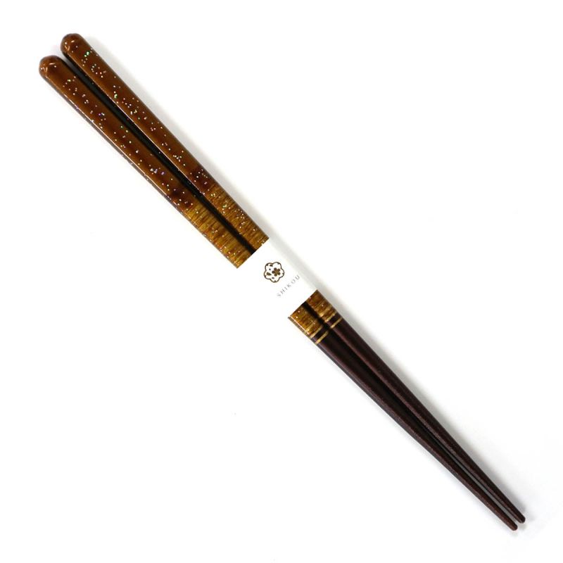 Pair of Japanese lacquered wood chopsticks - SHIZUKU