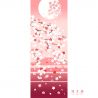 Toalla de algodón, TENUGUI, Flores Sakura, SAKURA 1