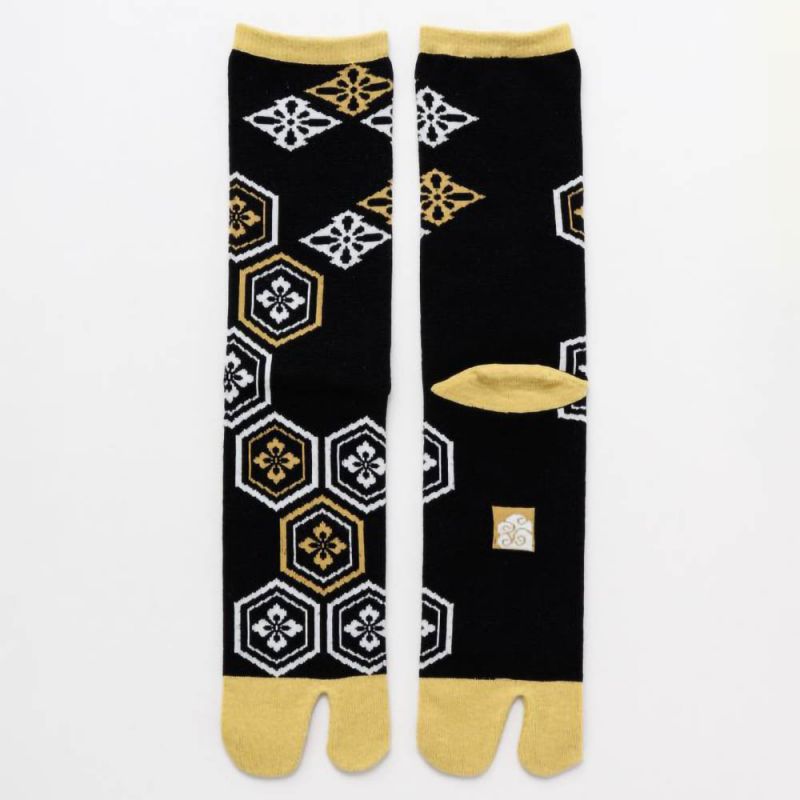 Japanese cotton tabi socks, KAYA, 23-25 cm