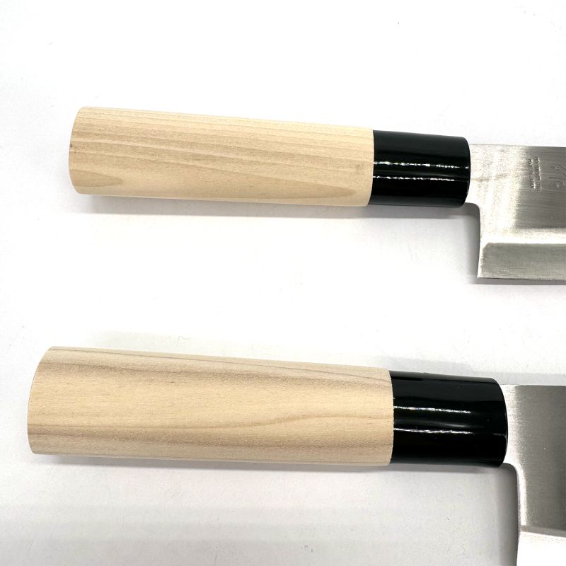 Dúo de cuchillos japoneses Nakiri y Santoku - SEKIRYU