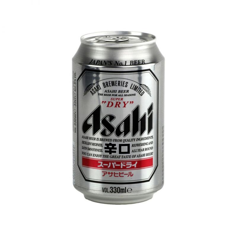 Asahi Cerveza japonesa en lata - ASAHI SUPER DRY CAN 330ML