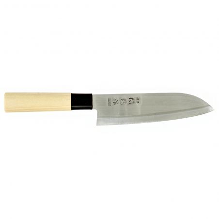 Cuchillo de cocina japonés para todo tipo de comida, SANTOKU, 17cm