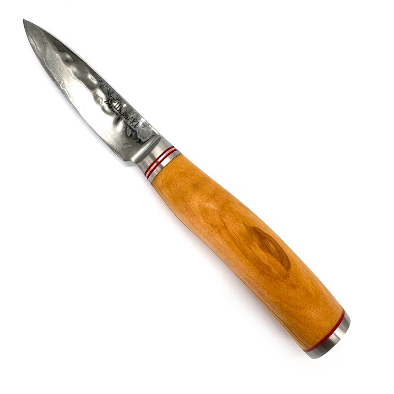 Cuchillo de trinchar grande con mango de olivo - Orivu~ie - 20cm