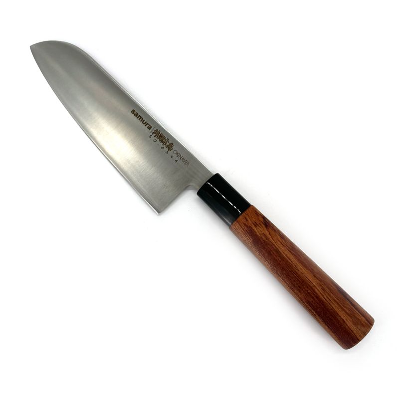Cuchillo Samura con mango de palisandro - Pinku - 17,2cm