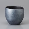 Japanese large cup Ø8,5cm in ceramic DÔKI silver