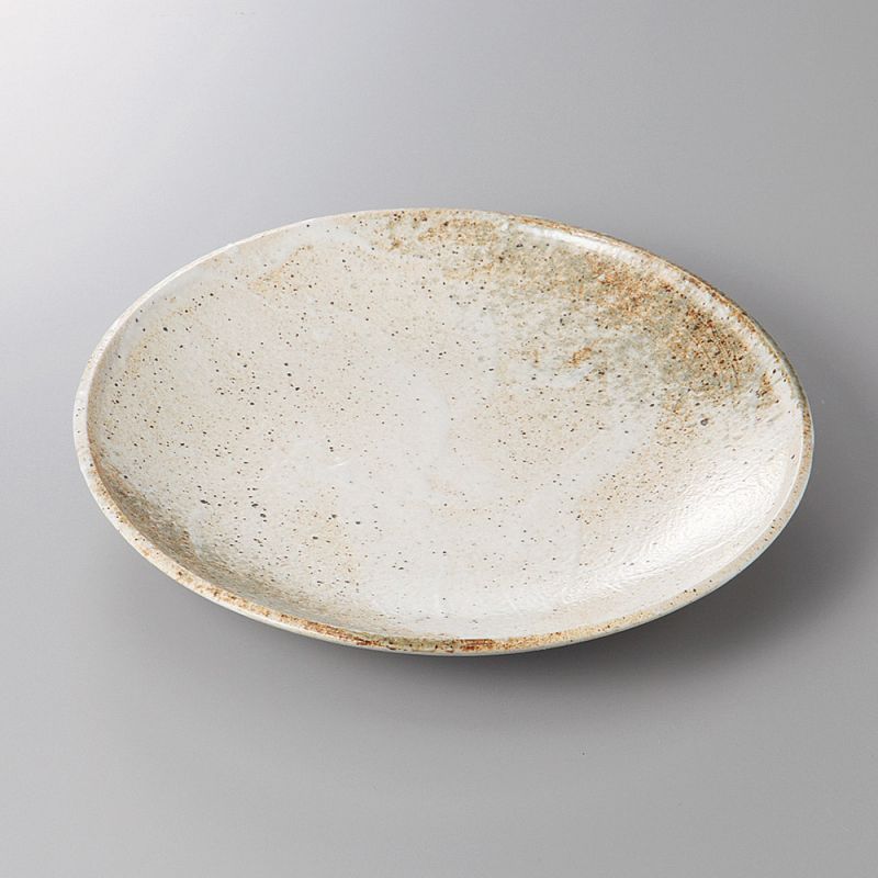 Japanese ceramic plate - YUKISHINO