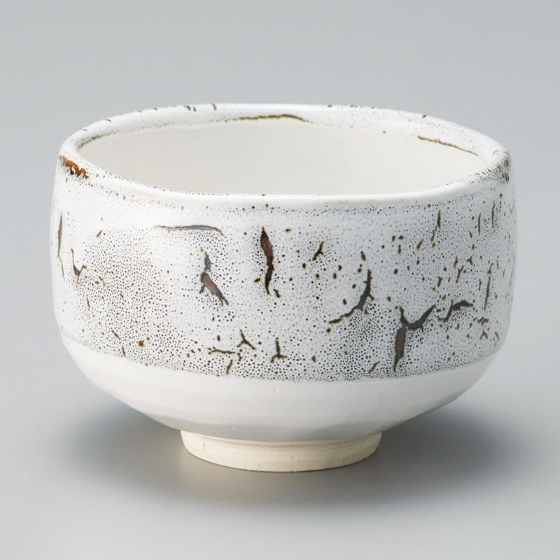 Bol blancen céramique pour cérémonie du thé - KAIRAGI SHIROTENMOKU