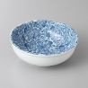 Set di 2 ciotole per salsa in ceramica giapponese KARAKUSA, motivi blu