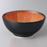 Japanische Suribachi Keramikschale, schwarz, KURO MAT