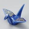 Poggia bacchette in ceramica giapponese, blu, KUREN