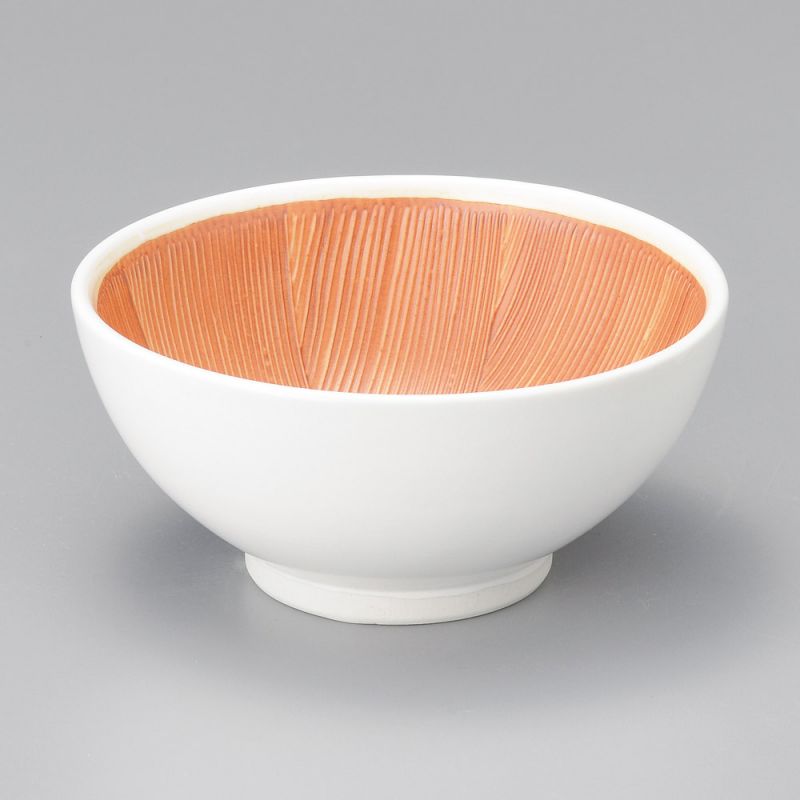 Ciotola suribachi giapponese in ceramica bianca, SHIRO
