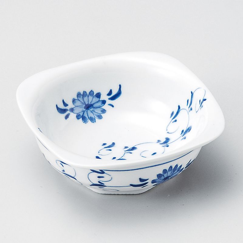 Dúo de tazas de cerámica blanca y azul - SAMAZAMANA PATAN