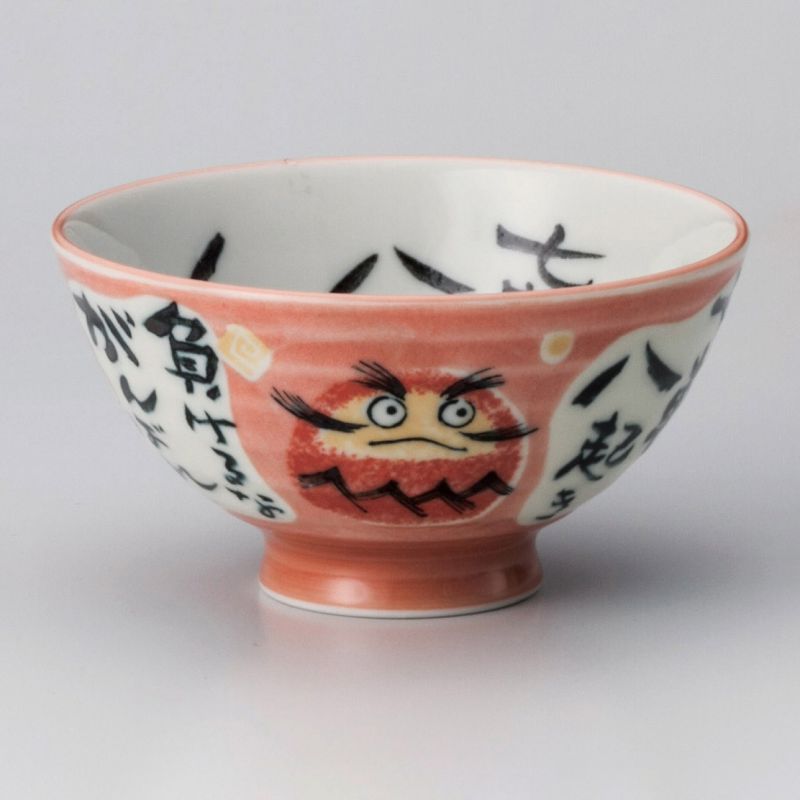 Japanese ceramic rice bowl - DARUMA