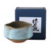 Ciotola da tè giapponese per cerimonia – chawan, MASHIKO, cielo blu