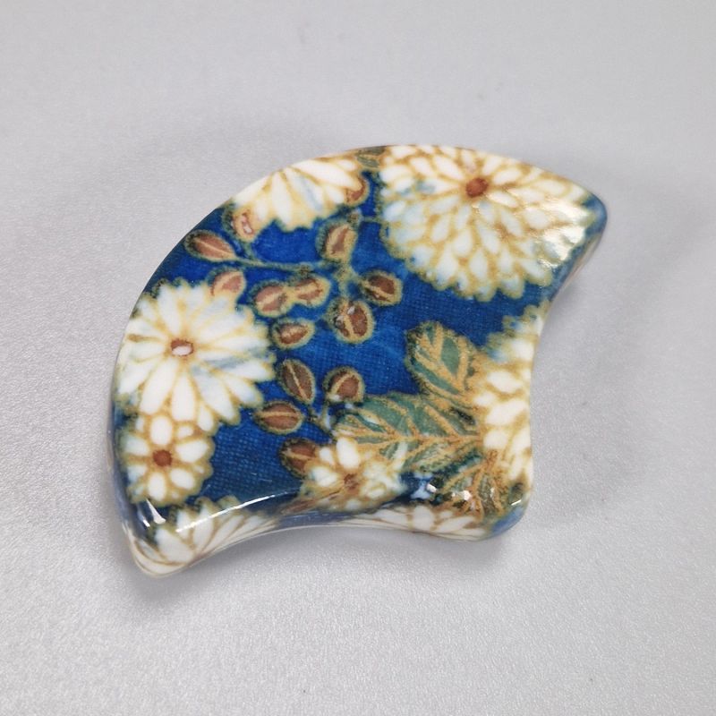 Resto de palillos de cerámica japonesa - ITTAI - azul