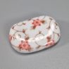 Japanese ceramic chopsticks holder - HANA KARAKUSA